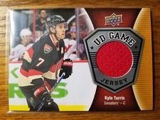 Kyle Turris (Senators) 2016-17 Upper Deck hockey UD GAME JERSEY