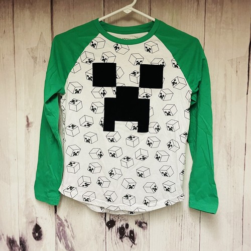 Minecraft Creeper Face Kids Youth Large 