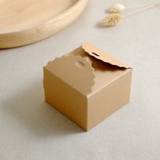 Kraftpapier Geschenkbox Faltschachtel Schmuck...