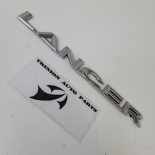 2008-2015 Mitsubishi Lancer Rear Lid Trunk Emblem Chrome Oem No Adhesive