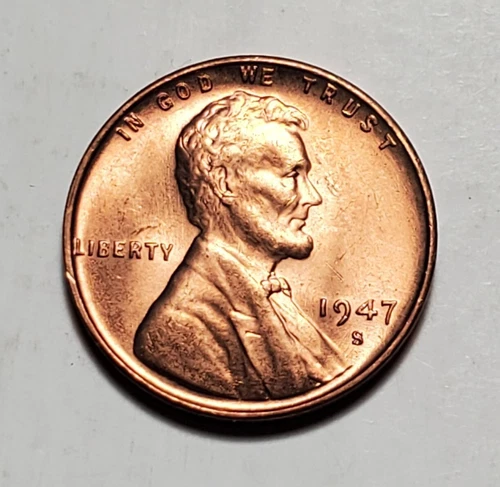 1947 S LINCOLN WHEAT PENNY UNC #C6886