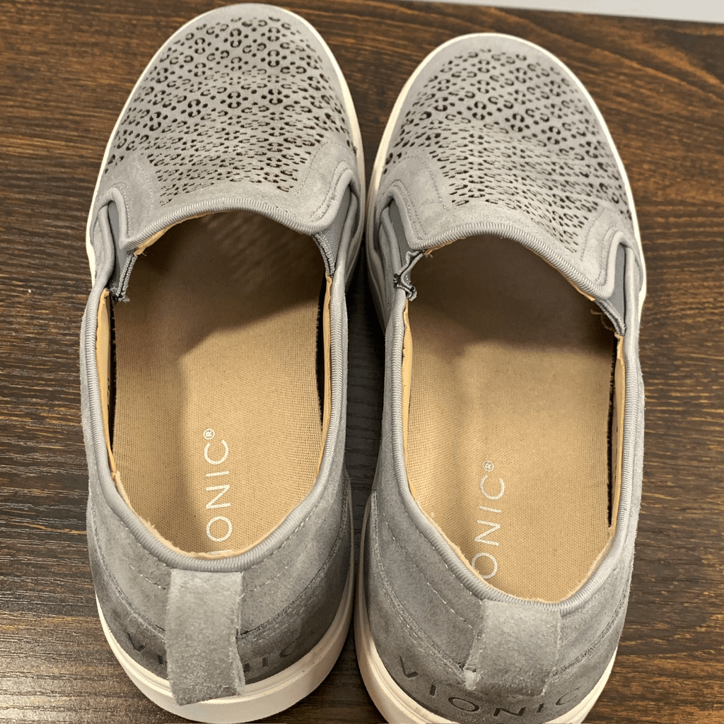 Vionic Kimmie Perf Slip On Supportive Sneaker Round To Suede  display picture 1