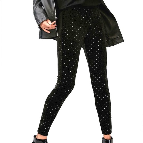 EXPRESS new MID RISE EMBELLISHED VELVET 