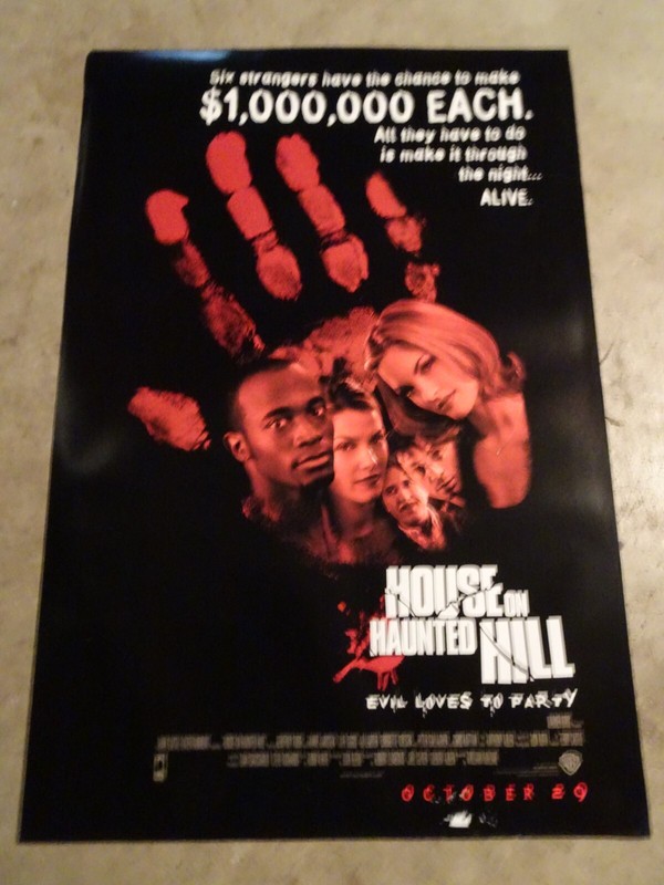HOUSE ON HAUNTED HILL - MOVIE POSTER WITH TAYE DIGGS & ALI LARTER
