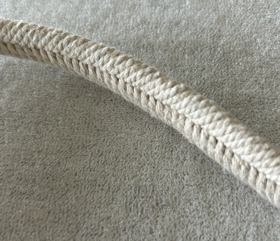 "Cinturón ajustado de cuero marrón y hilo de lona trenzada para damas Talbots talla M 31-35""" Foto 3 de 4