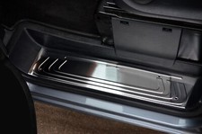 Chrome Door Sill Trim Covers Protectors To Fit Mercedes-Benz Vito 3door (2015+)