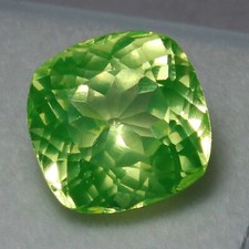 Natural Certified 4.35 Ct Tanzania Yellow Tanzanite 10x10 mm Cushion Loose Gems