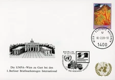 United Nations Vienna 249 Maximum Exhibition Card Berlin 1999