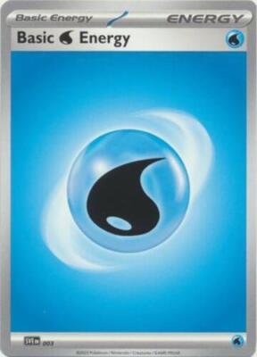 Pokémon TCG Basic Water Energy Scarlet & Violet SVE EN 003 NM/M