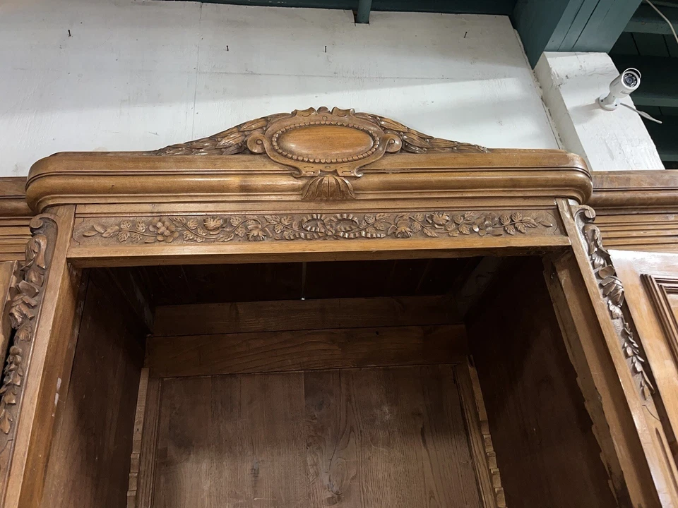 Antique Country French Armoire - Image 4 of 4