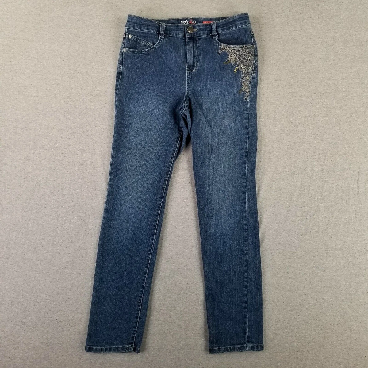 Style Co. Denim Plus Size Skinny Stretch Blue