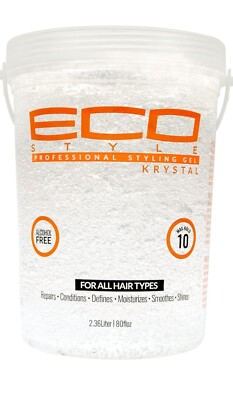 ECO Style professionelles Styling Gel Kristall maximaler Halt alkoholfrei 80oz