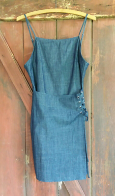 eva green red carpet dress Veronica Beard Arcadia Denim Shirtdress | City Stroll main image 0