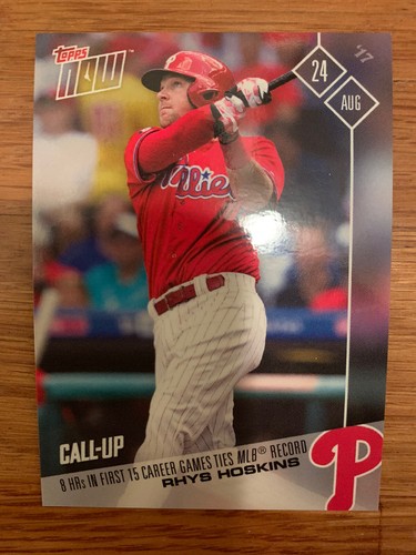 2017 Topps Now 517 Rhys Hoskins