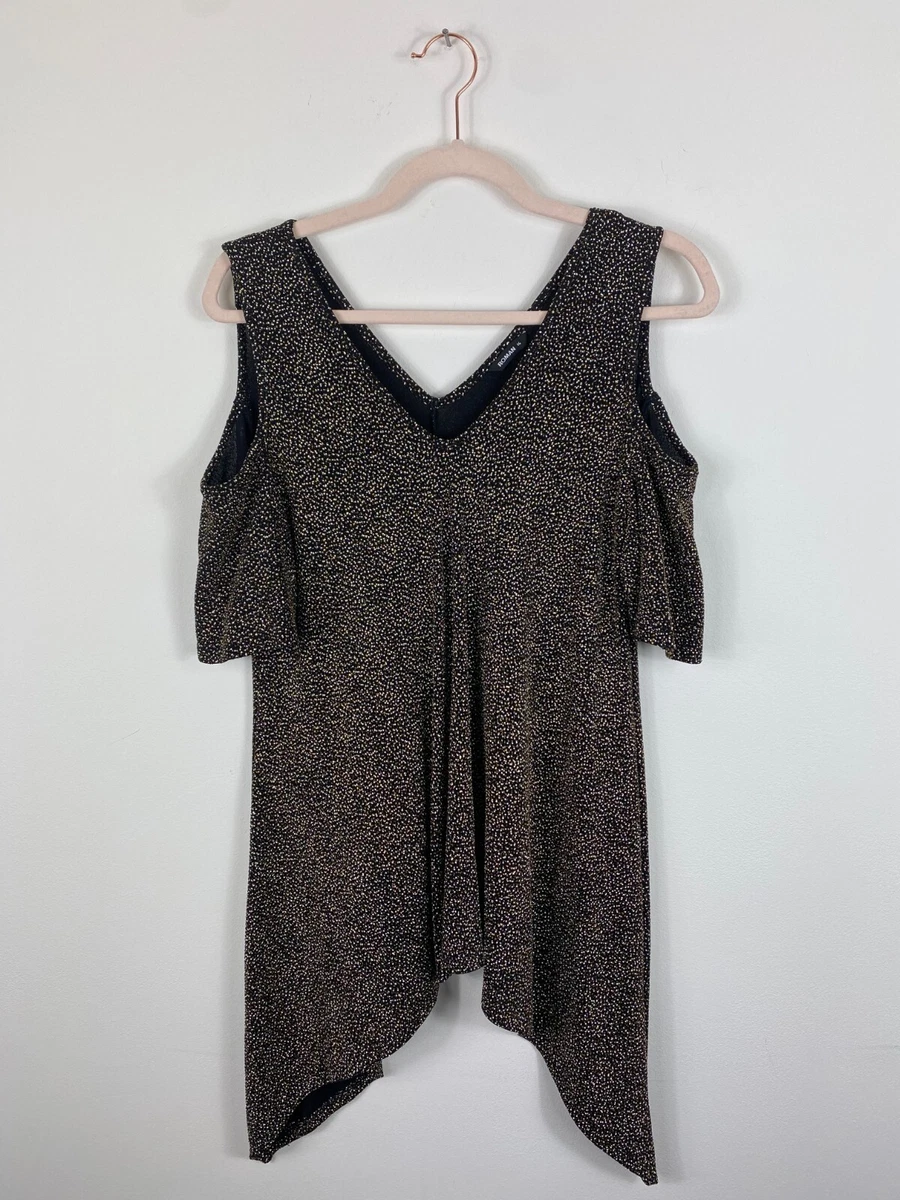 Cold shoulder sales handkerchief top