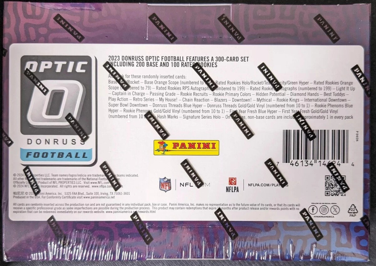 2023 Panini Donruss Optic Football - (42 Cards Per NFL Mega Box