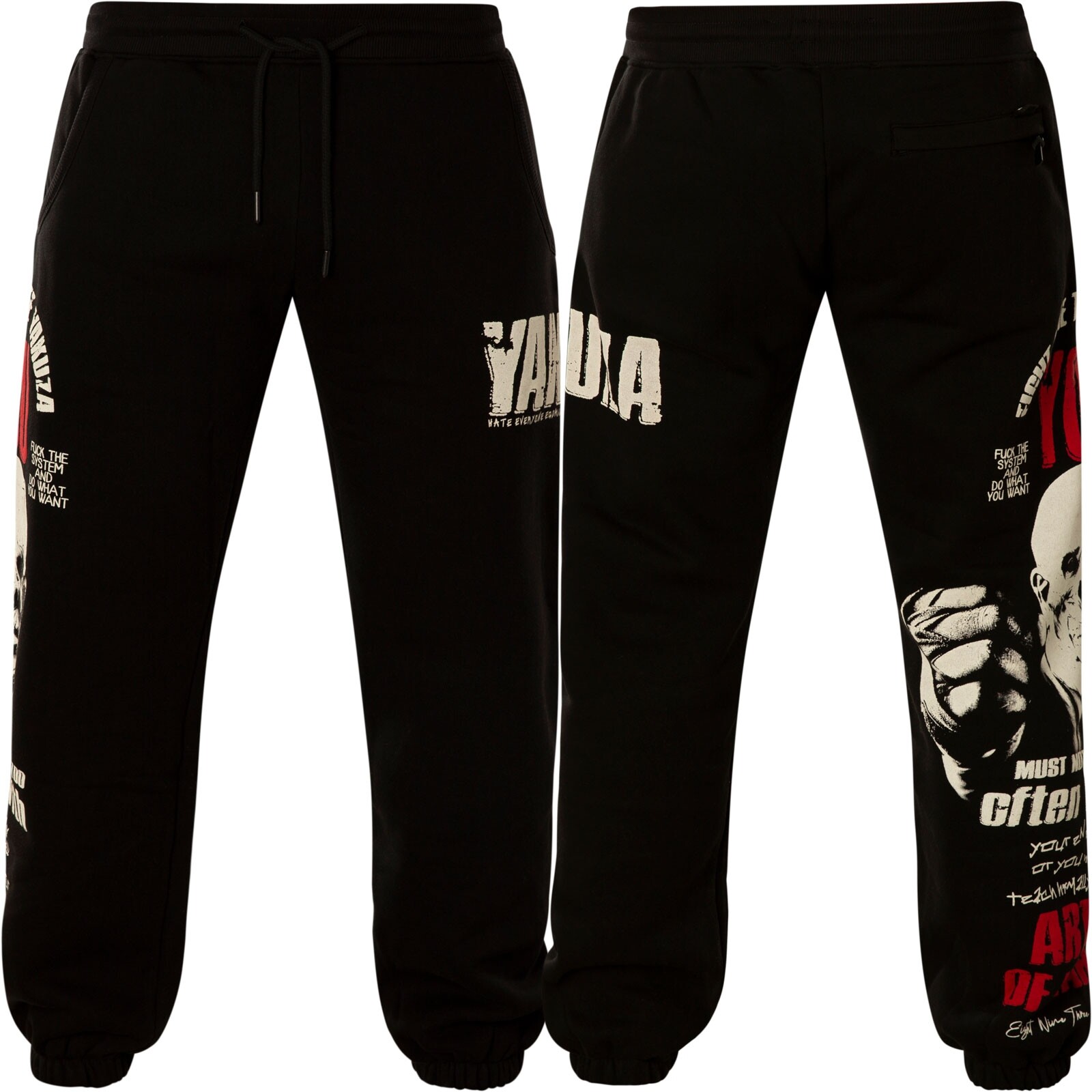 YAKUZA Jogginghose Teach Свободные джоггеры JOB-23049 Спортивные штаны Schwarz Herren 13290₽