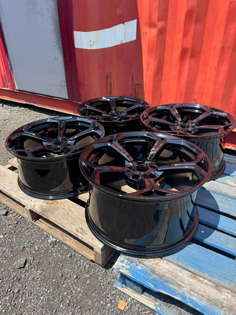 Original 22" Lamborghini Urus OEM Stock Black Gloss Wheel Rim Genuine