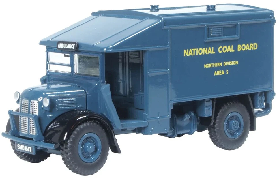 76K2003 Oxford Diecast 1:76 Scale National Coal Board Austin K2 Ambulance