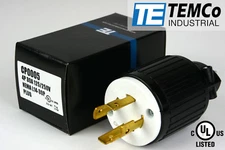 TEMCo NEMA L14-30 Male Plug 30A 125/250V Locking UL Listed for Generator