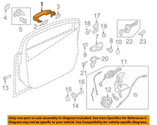 FORD OEM 12-19 C-Max Front Door Lock Hardware-Handle, Outside AM5Z1722404JCPTM