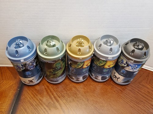2001 Lego Bionicle ORIGINAL Toa Mata 8531 - 8536 Canister Manual Complete Sets - Picture 20 of 21