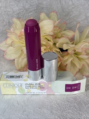 CLINIQUE Chubby Stick Cheek Color Balm ~ 09 Very Violet ~ Full Size NIB FreeShip