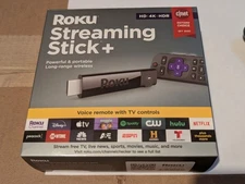 Roku Streaming Stick+ 3810R HD 4K HDR Streaming Device w/ Voice Remote
