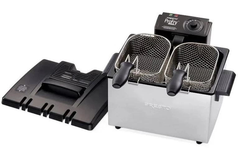 Fritadeira Presto ProFry 05485 cesta dupla 4,5 litros 1800W - CAIXA NUNCA ABERTA - Imagem 4 de 4