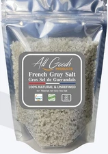 All Goods 5Oz Coarse, Hand Harvested Celtic Salt Organic 82 Minerals Coarse, Fr