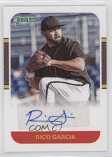 2021 Panini Donruss Retro 1987 Signatures Rico Garcia #87S-RG Auto 0bk