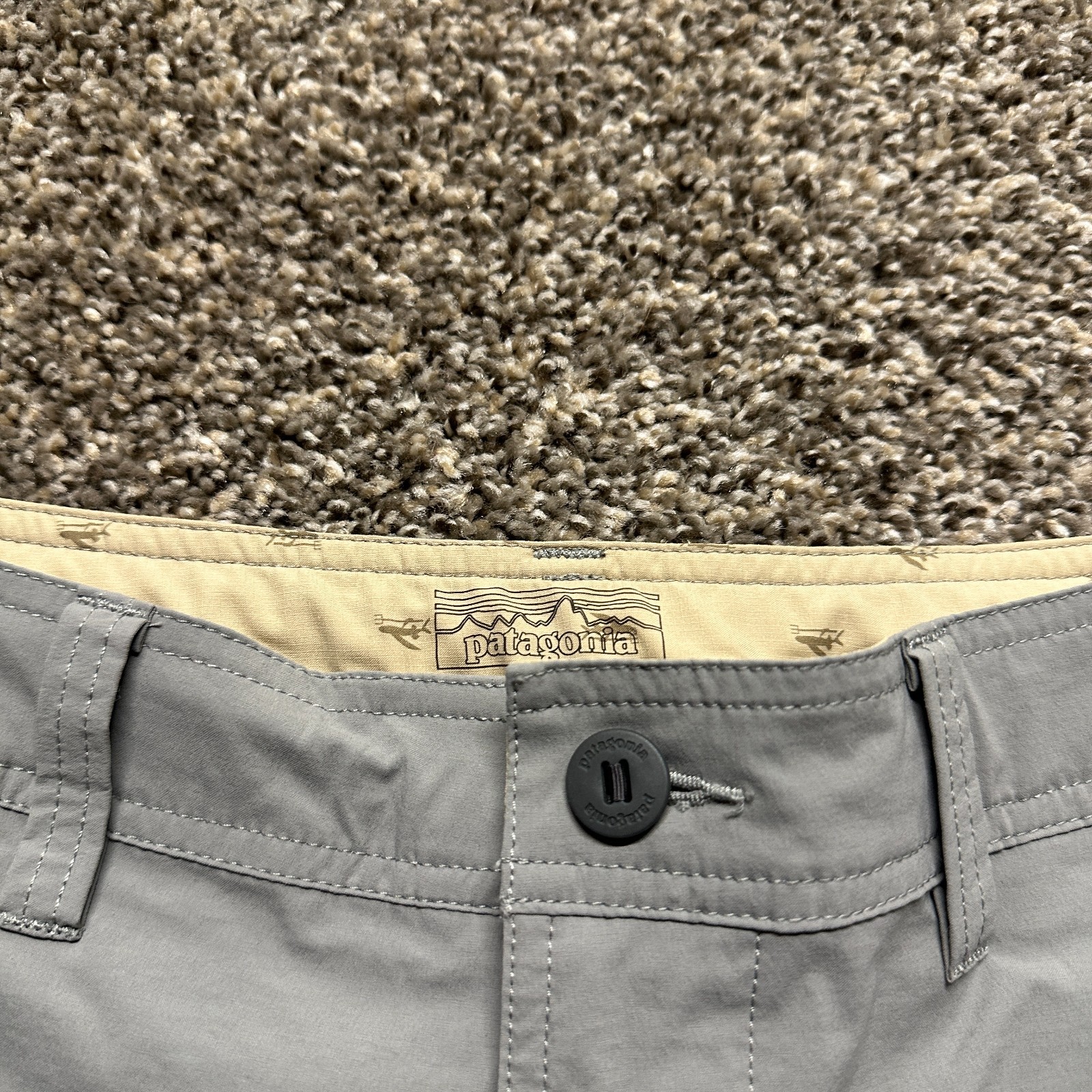 Patagonia Board Shorts Size 34 Gray Drawtring Swim Trunk - Pre-owned thumbnail 3