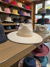 Fedora Felt Panama Hat Unisex Wide Brim Vintage Rancher Style