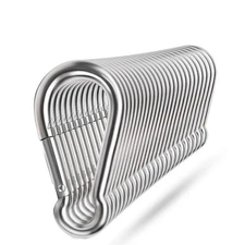 Spring Snap Hooks, 304 Stainless Steel Metal Clip Heavy Duty Rope Connector S...