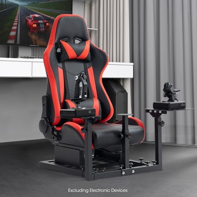 Mokapit X52 Flight Game Red Play Seat Cockpit mit doppeltem Mehrfach-Schalthebel