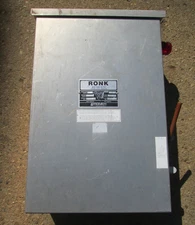 Ronk 200 Amp Generator Transfer Double Throw Switch 7205A MAde In USA