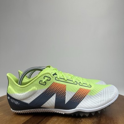 New NWOB Mens New Balance FuelCell SD100 v5 Green Track Shoes Sneakers Size 9 D