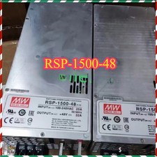 RSP-1500-48 1pcs used MEAN WELL Switching Power Supply Fast Ship Good Quality