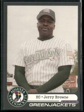 Jerry Browne 2005 Augusts Green Jackets Team Set Card