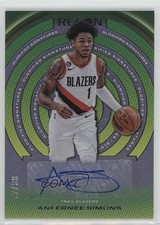 2022 Panini Recon Glorified Signatures 97/99 Anfernee Simons #GS-AFS Auto 1a07