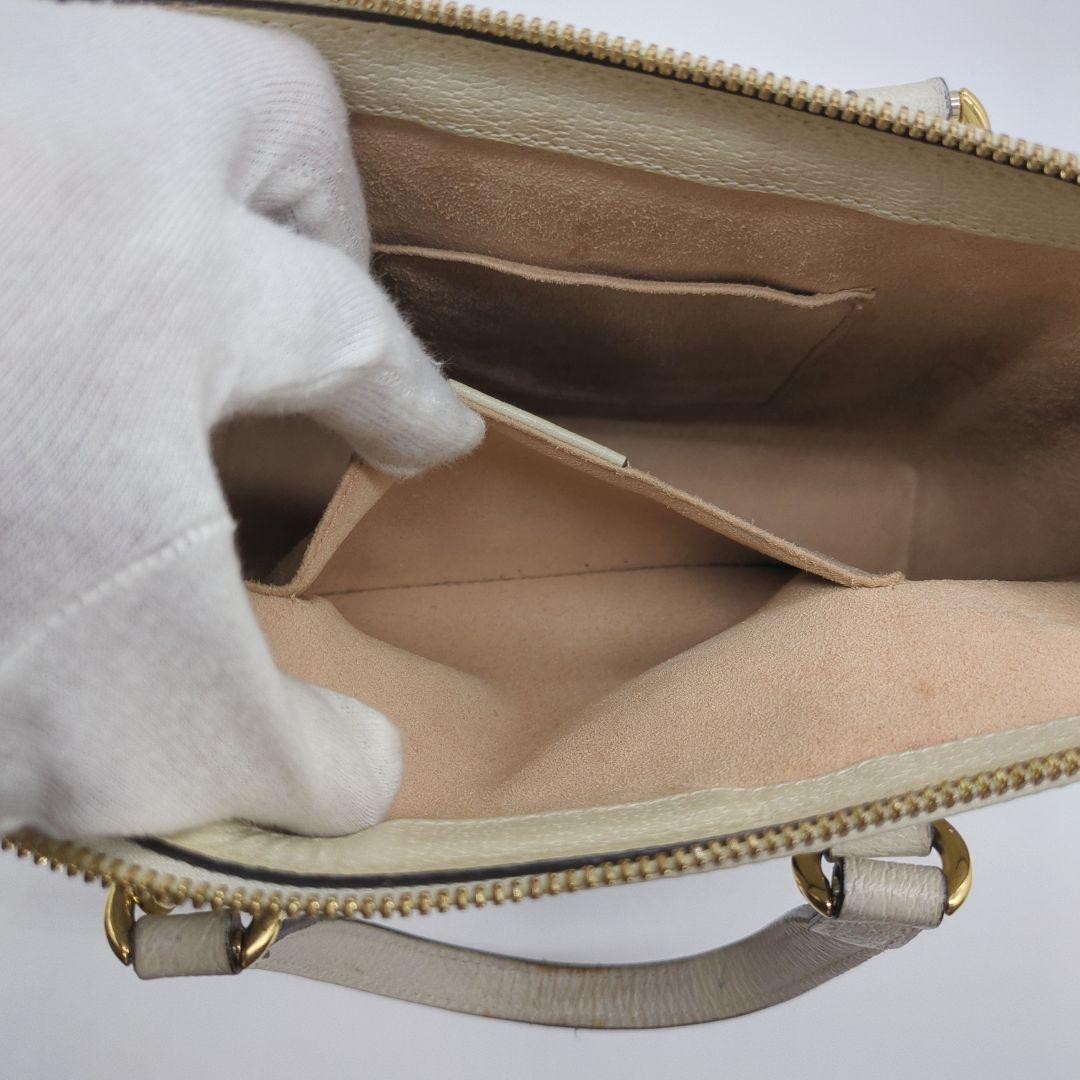 GUCCI Old Gucci Ophidia Sherry Leather Tote Bag 2Way Business Travel thumbnail 13