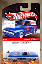 2010 Hot Wheels Slick Rides 634 Custom 62 Chevy Blue-silver Wreal Ridersddsp
