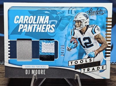 2019 Panini Absolute Tools of the Trade Double Prime D.J. Moore /25 #TTD-DJ   