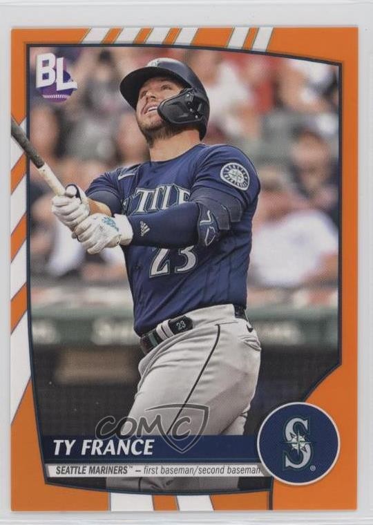 2023 Topps Big League Retail Electric Orange Ty France #93 0q3