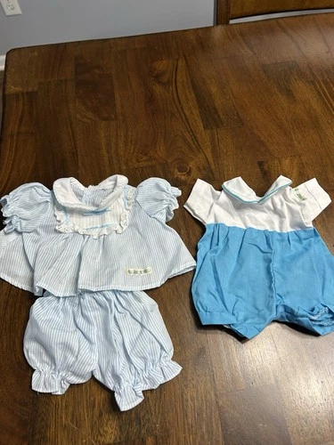 Vintage Cabbage Patch Kids Boy And Girl Outfit