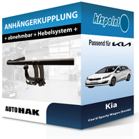 für Kia Cee'd Sporty Wagon (Kombi) 12- Auto HAK AnhäNgerkupplung Abnehmbar Neu