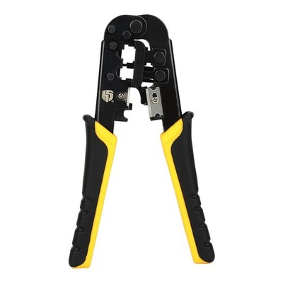 Netzwerkkabel Crimper Dual-Modular Schneiden Abisolieren, RJ45 RJ12 RJ11 8P/6P 