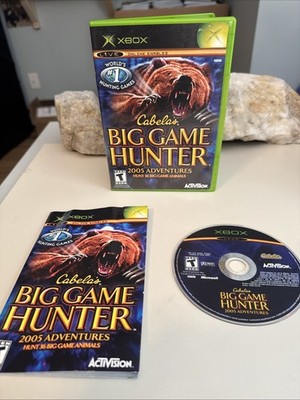 Cabela's Big Game Hunter: 2005 Adventures (Xbox) Tested. CIB. Clean!