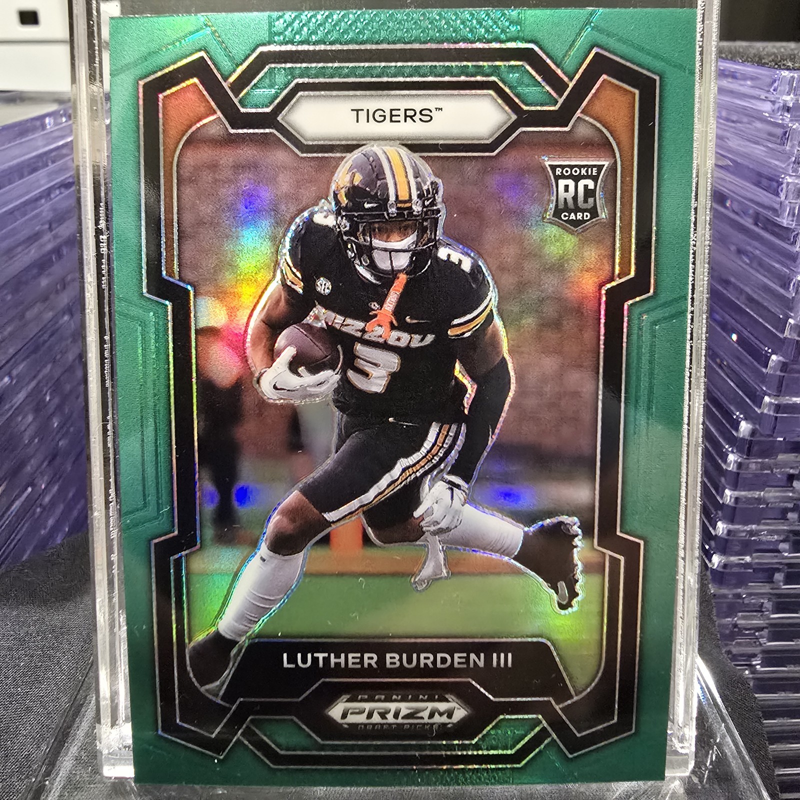 2024 Panini Prizm Draft Picks: Luther Burden Green Prizm (RC)