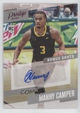 2021-22 Panini Chronicles Draft Picks Pink Manny Camper #PBMCA Auto 11jj